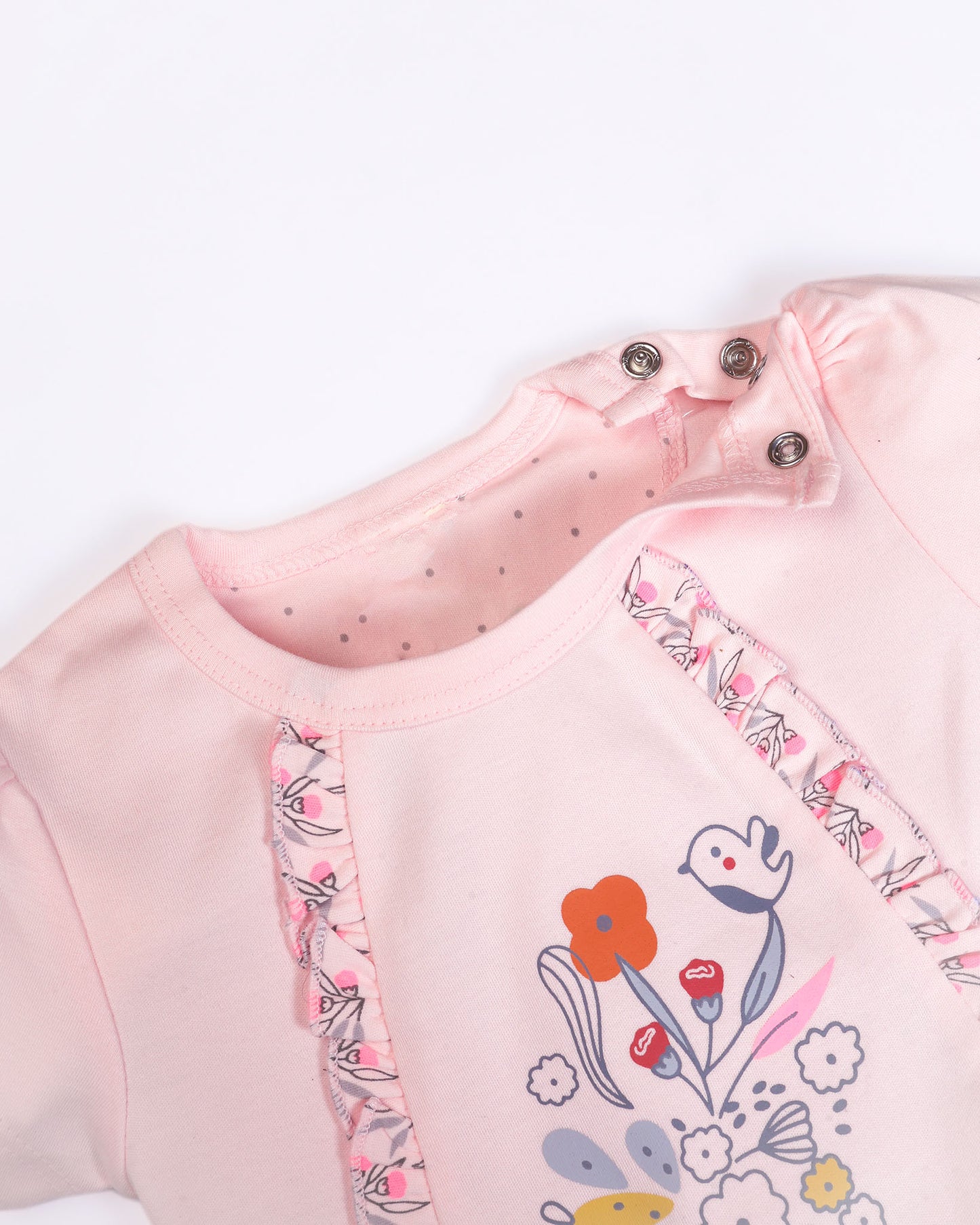 Happy Day Printed Co-ord Set with Headband