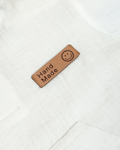 Crinkled Muslin Hooded T-Shirt With Pocket Detail / Shorts