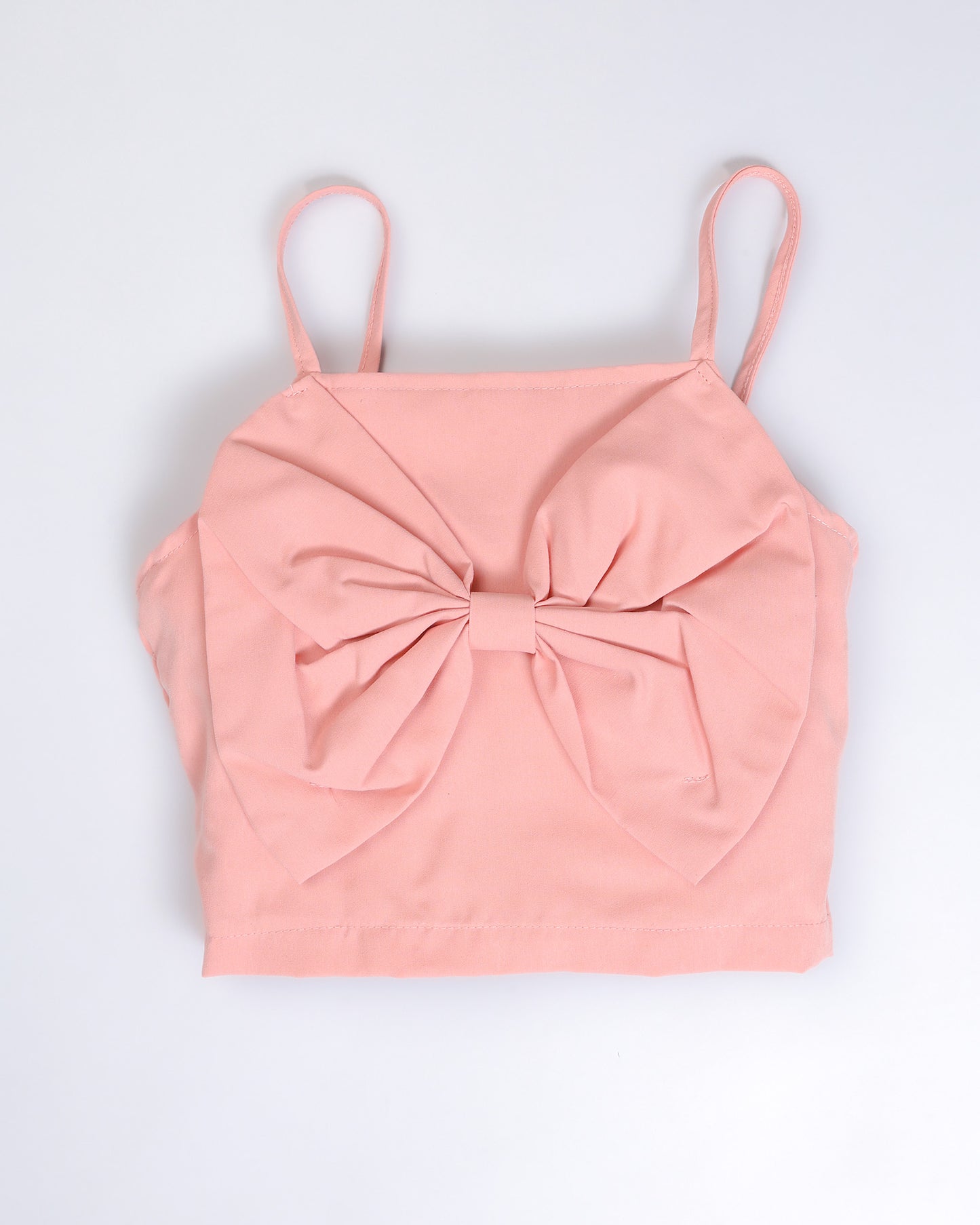 Spaghetti Top with Big Bow Detail & Shorts Set