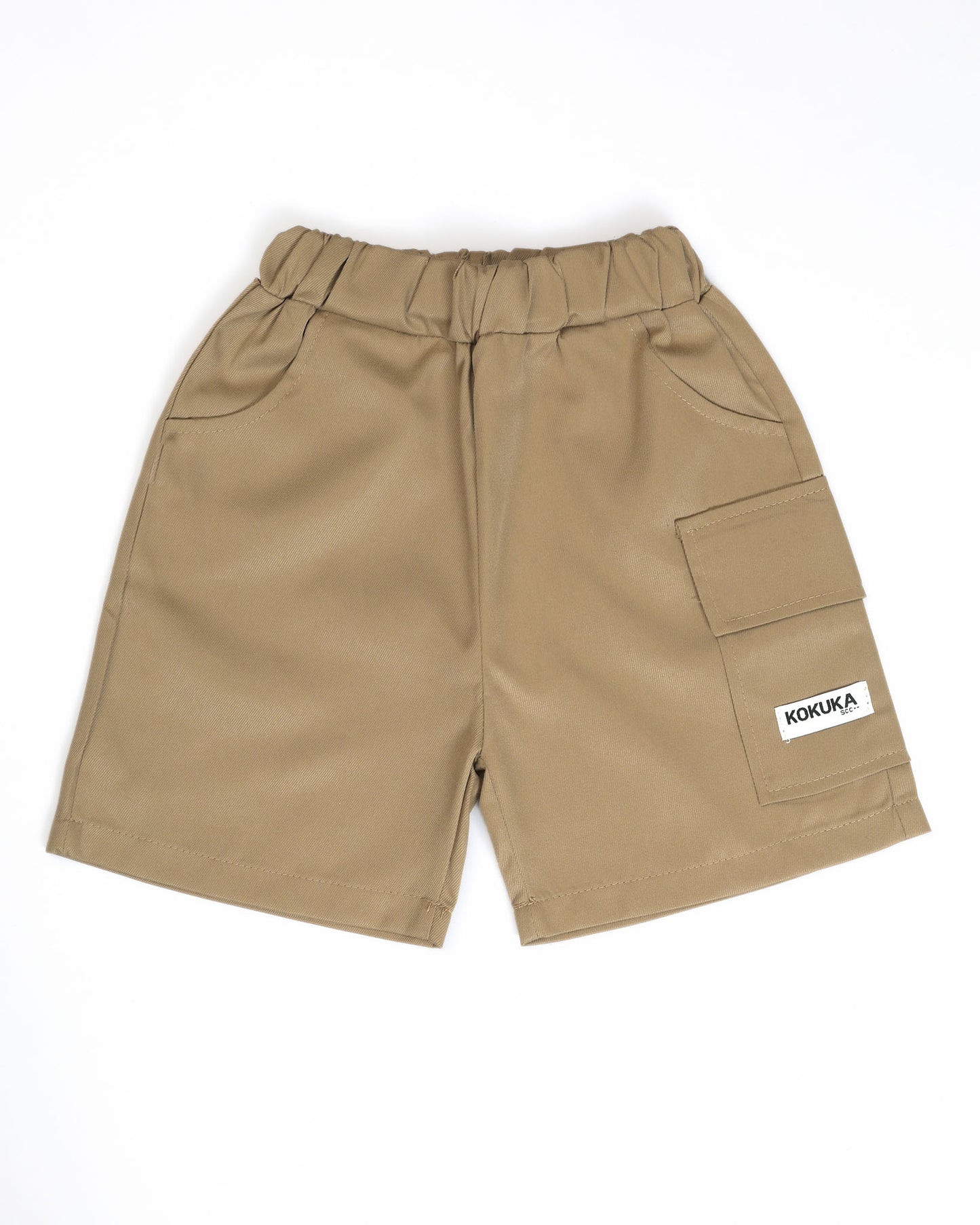 Bear Appliquéd Solid Polo Shirt & Short Co-ord Set