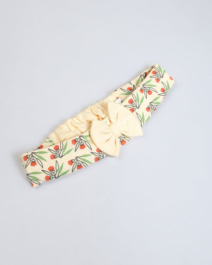 Happy Day Printed Co-ord Set with Headband