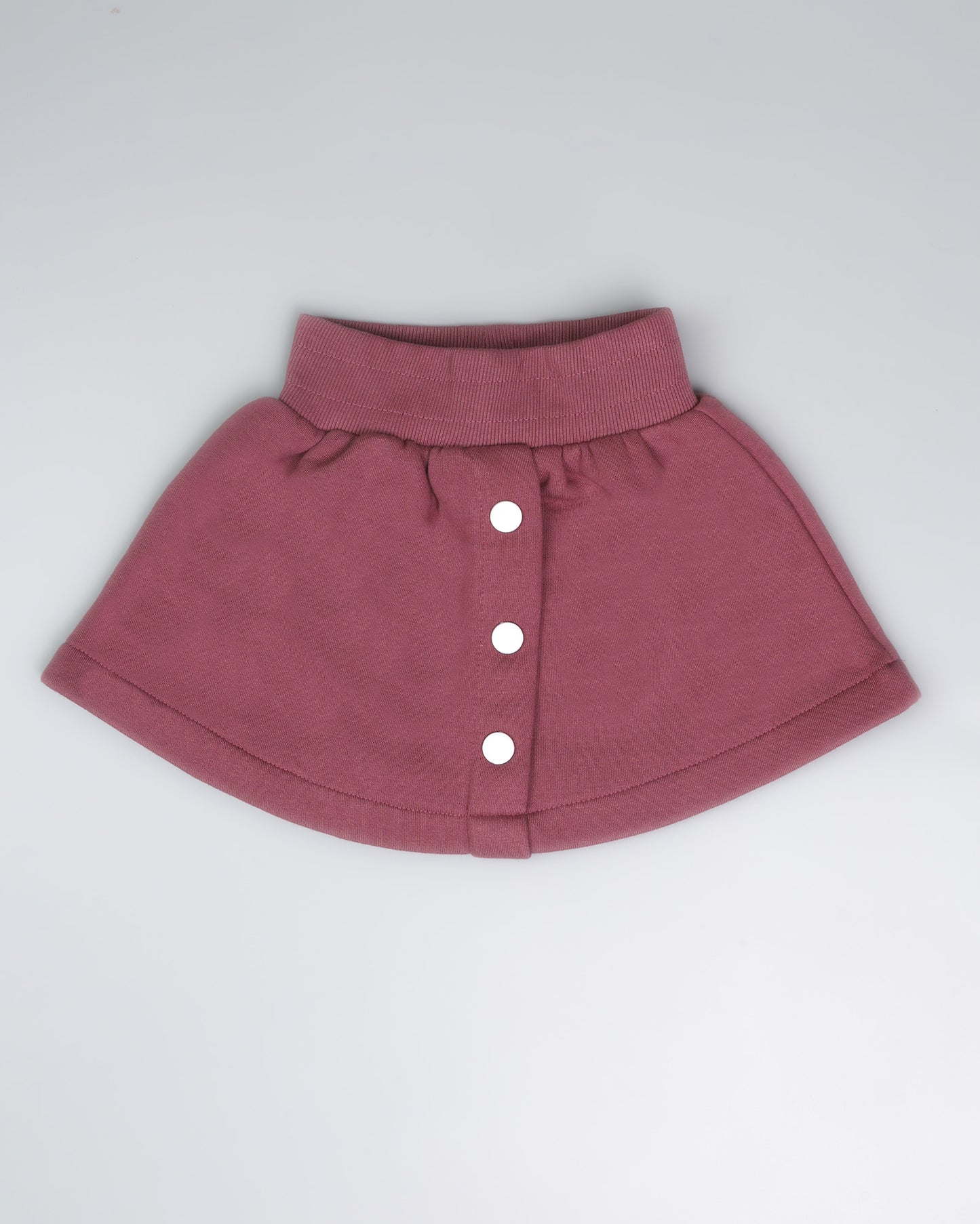 H Appliqued Fleeced Jacket & Skirt Co-ord