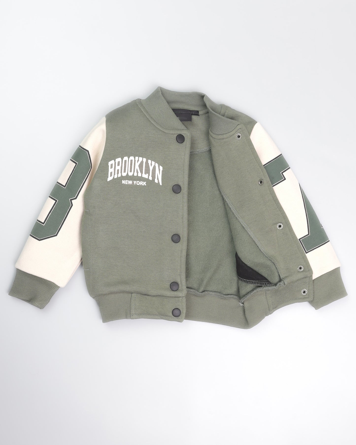 Brooklyn Printed Fleeced Jacket & Skirt Co-ord Set