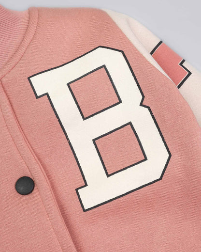 Brooklyn Printed Fleeced Jacket & Skirt Co-ord Set