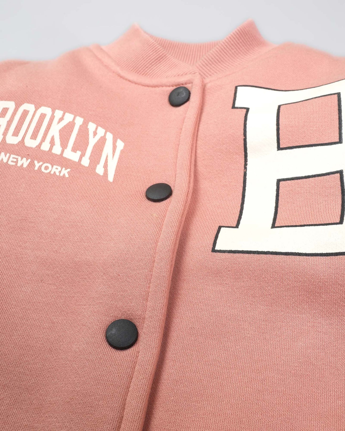 Brooklyn Printed Fleeced Jacket & Skirt Co-ord Set