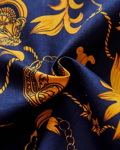 Overall Luxury Print Shirt Co-Ord Set