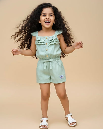 Sleeveless Safari Jumpsuit