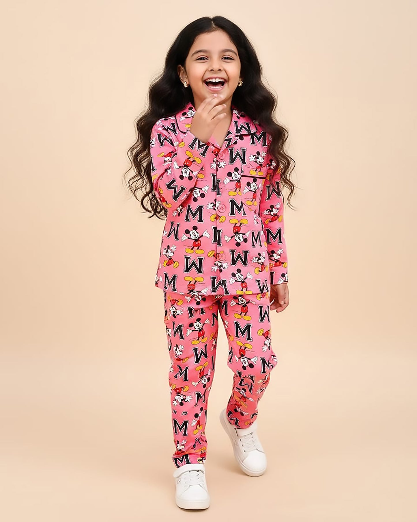 Micky Mouse  & Friends Hosiery Printed Night Suit