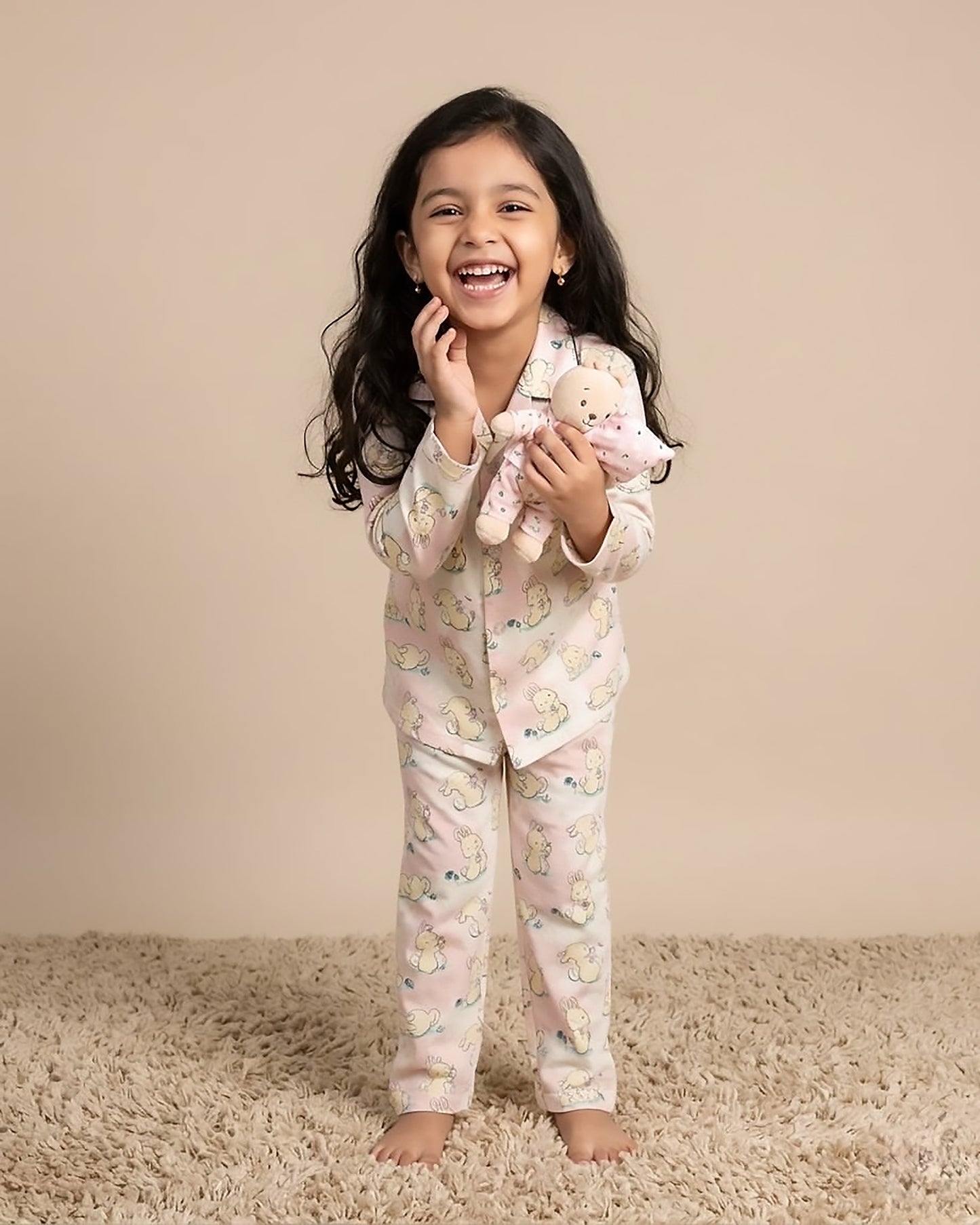 Baby Bunny Printed Organic Cotton Night Suit
