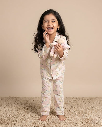 Baby Bunny Printed Organic Cotton Night Suit