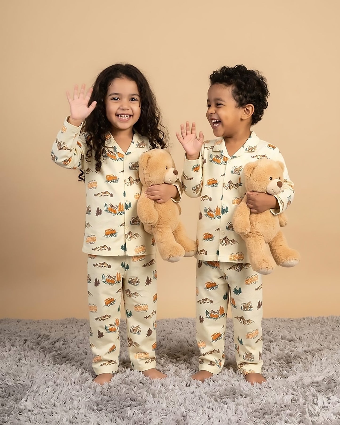 Baby Bunny Printed Organic Cotton Night Suit (Copy)