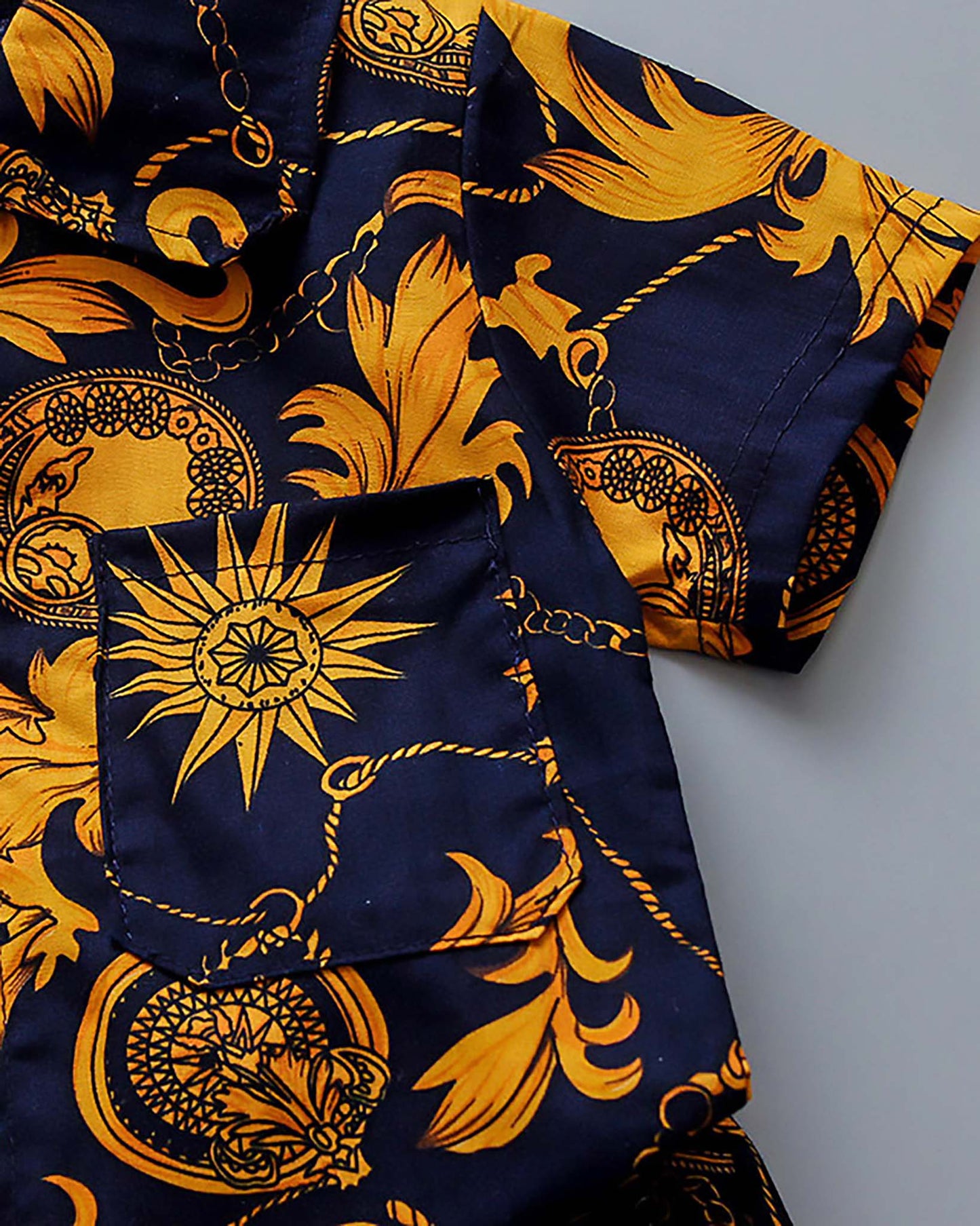 Overall Luxury Print Shirt Co-Ord Set