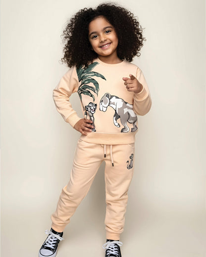 Simba Printed Full Sleeve Co-ord Set With Casual Pants