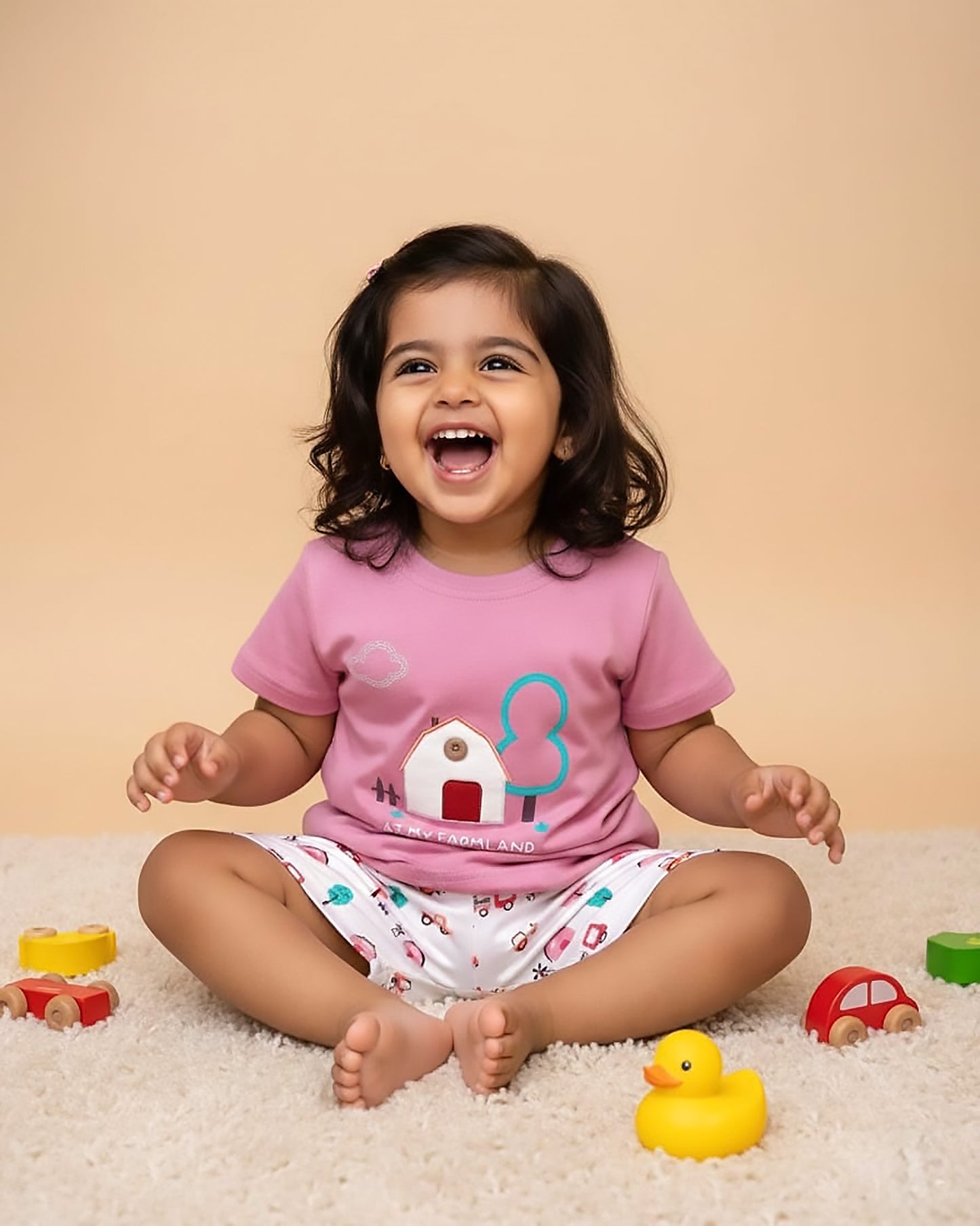 Farmland T-Shirt & Shorts Co-ord Set