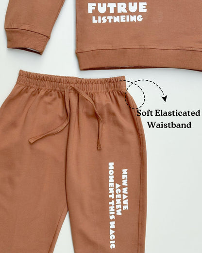 Listening Printed Full Sleeves Co-ord Set