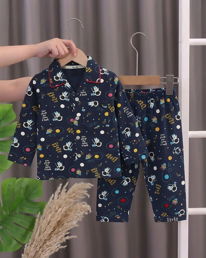 New Space Adventure Printed Hosiery Night Suit