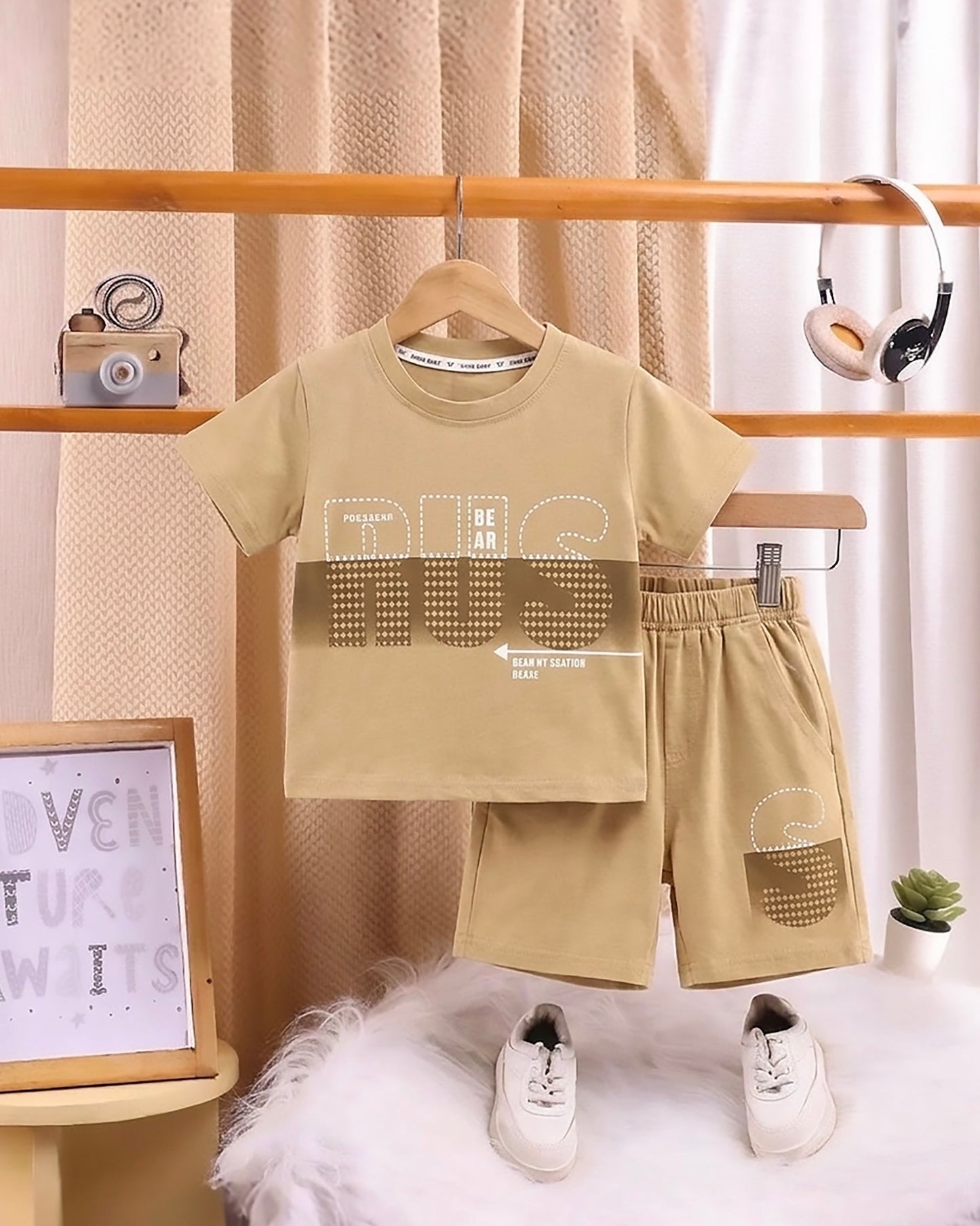 Dual Tone RUS Stitch Printed Co-ord Set