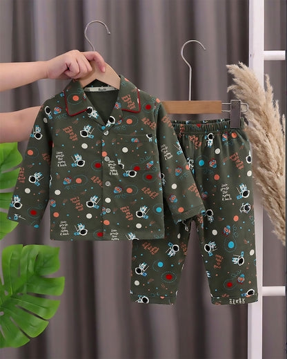 New Space Adventure Printed Hosiery Night Suit