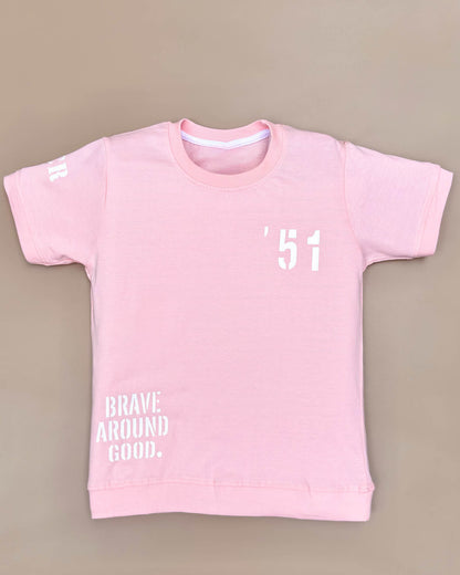 Brave See Good Printed T-Shirt & Shorts Co-Ord Set
