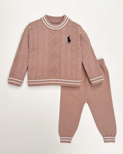 Cable Knit Sweater Co-Ord Set