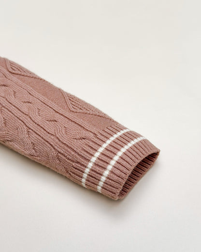 Cable Knit Sweater Co-Ord Set