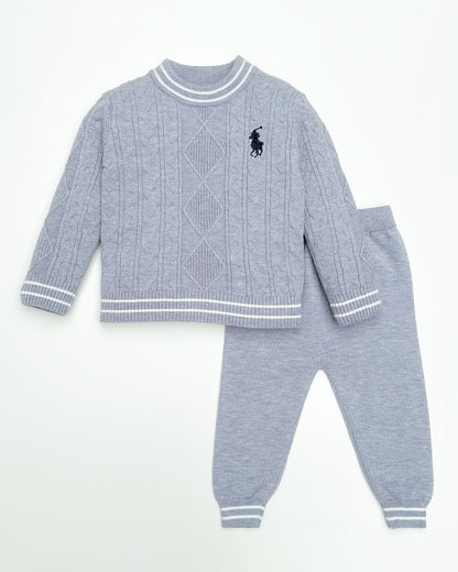 Cable Knit Sweater Co-Ord Set
