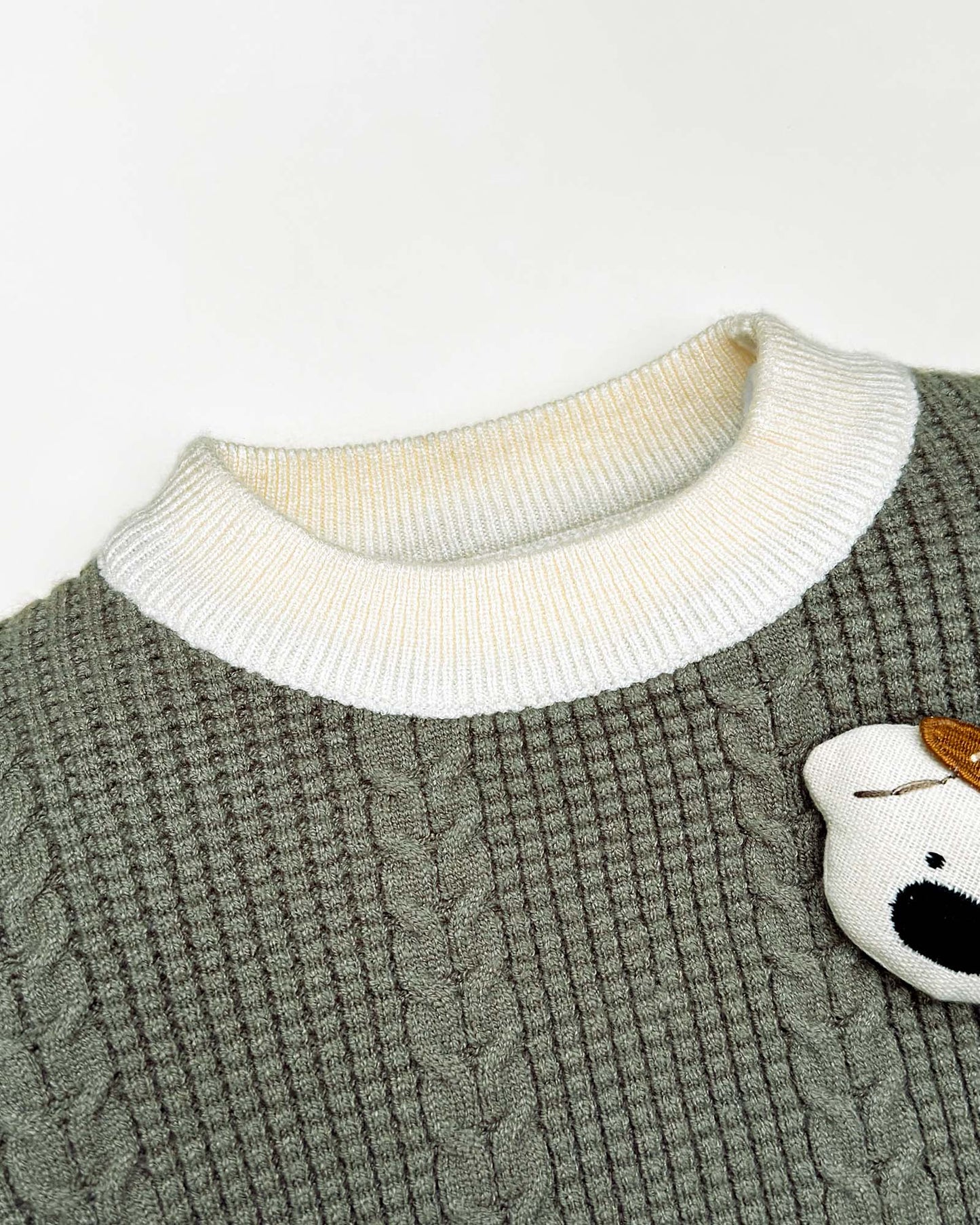 Toy Appliqued Knitted Sweater Co-Ord Set