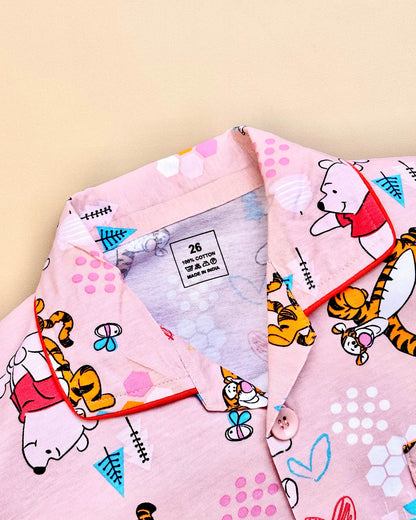 Winni Ethe Pooh Hosiery Printed Night Suit