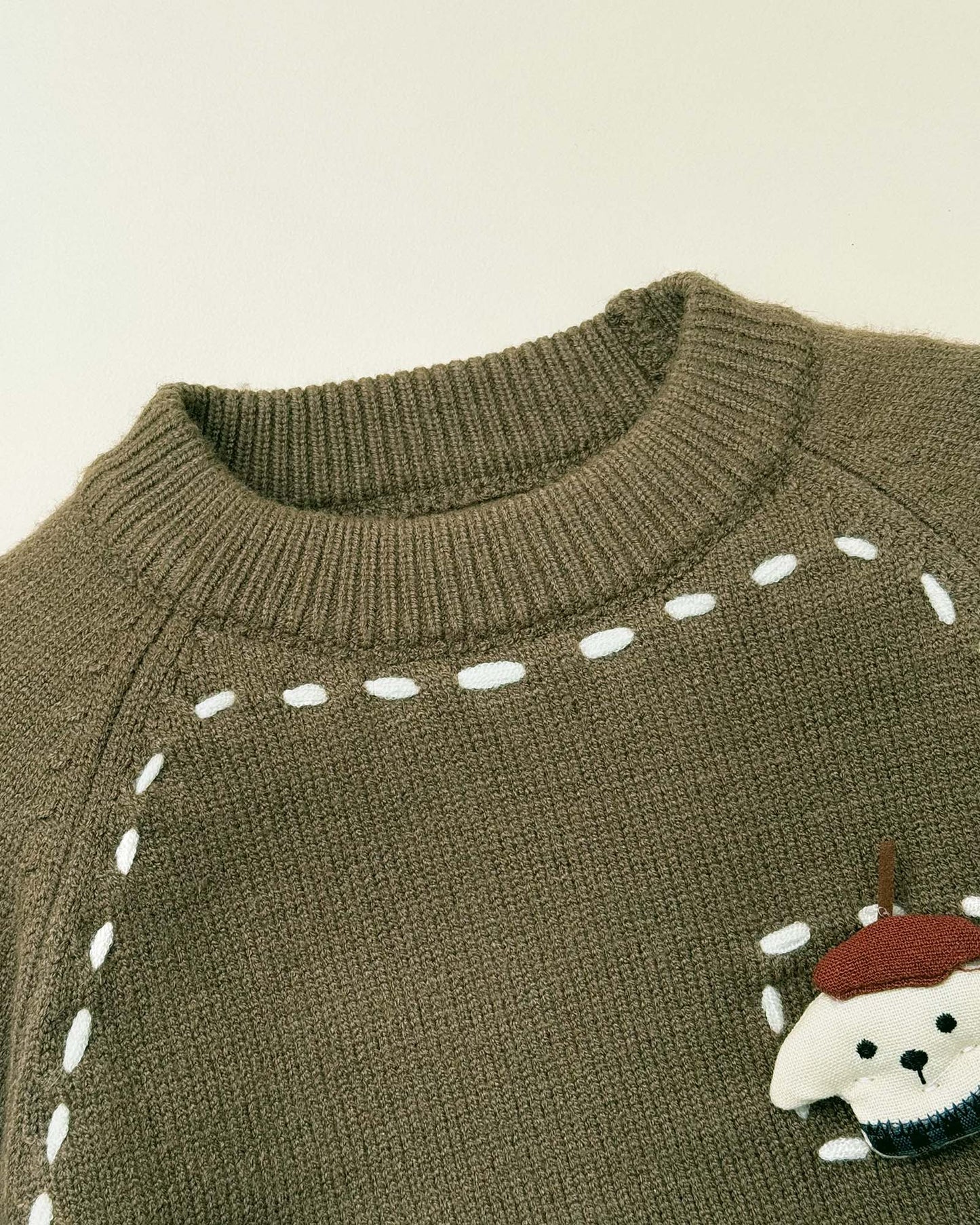 Toy Appliqued Knitted Sweater Co-Ord Set