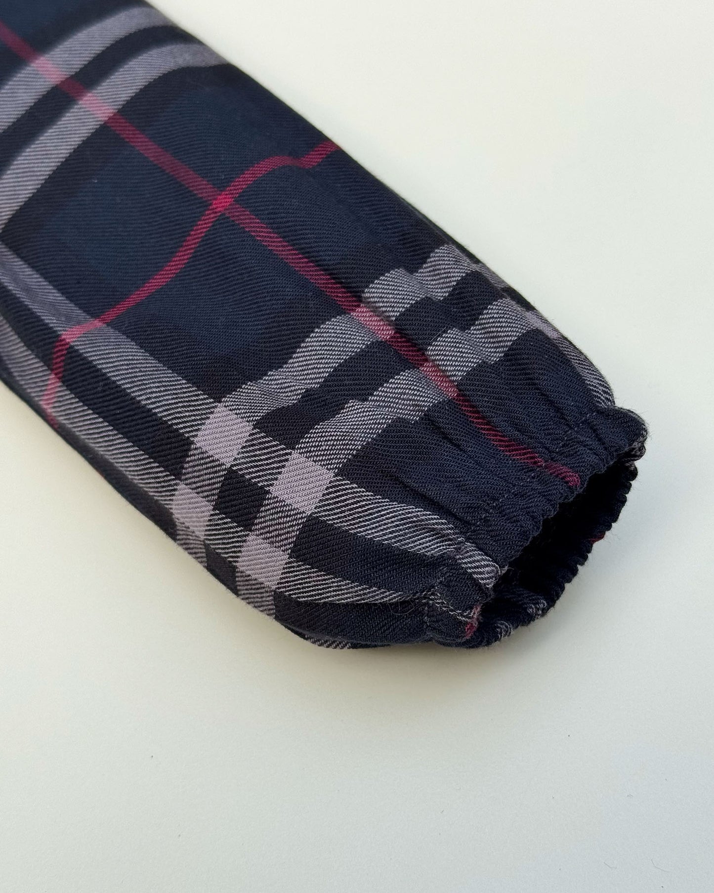 Vintage Check Fleeced Casual Dress Co-Ord Set