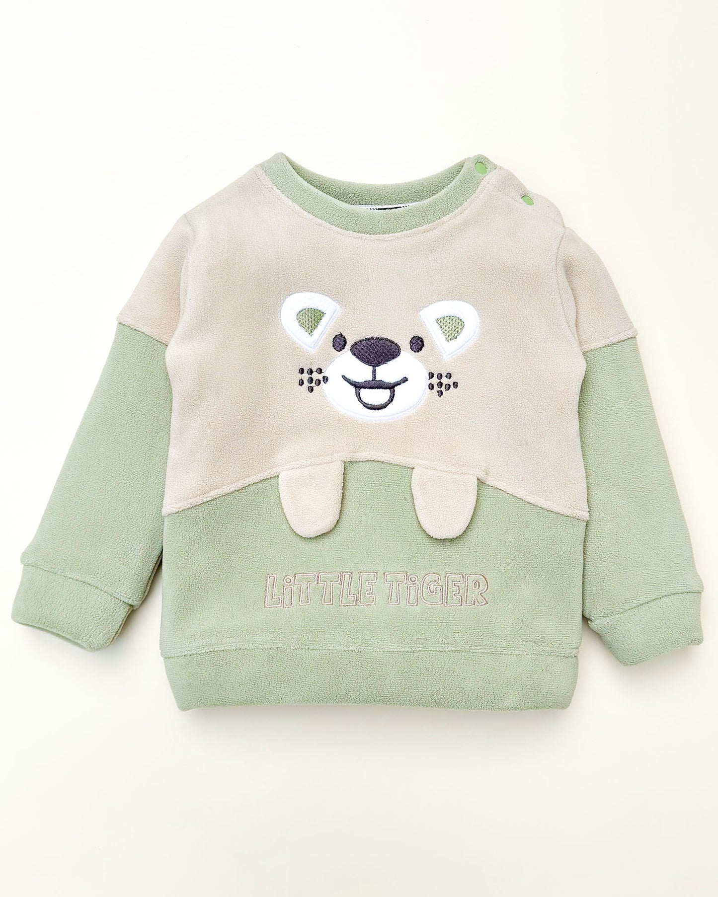 Teddy Appliqued Full Fleeced Co-Ord Set