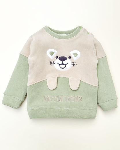 Teddy Appliqued Full Fleeced Co-Ord Set