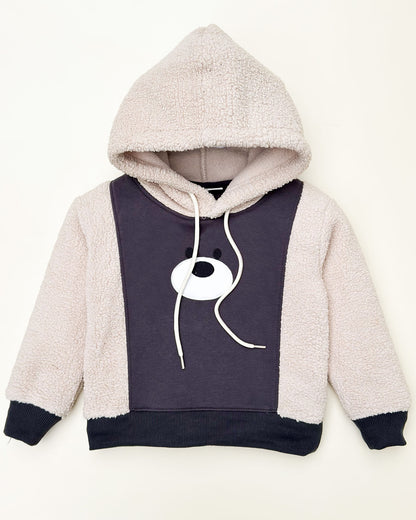 Stylish Soft Textured Fleece Hoodie