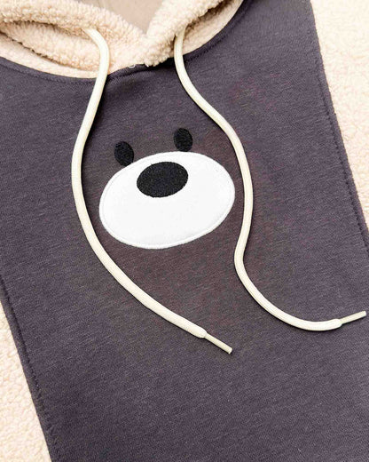 Stylish Soft Textured Fleece Hoodie