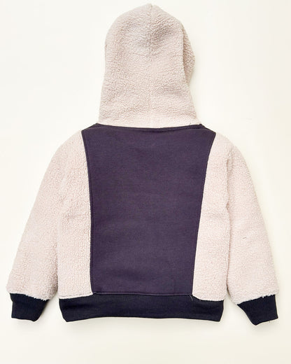 Stylish Soft Textured Fleece Hoodie