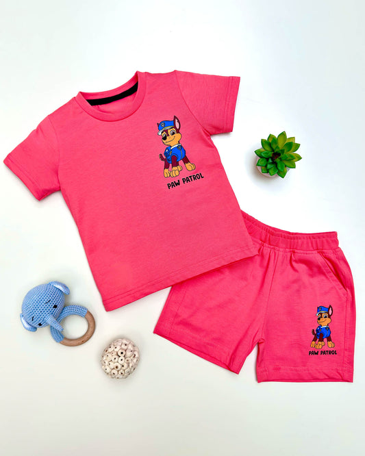 Paw Patrol Printed Shorts T-Shirt Co-Ord Set