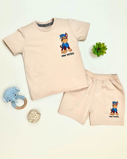 Paw Patrol Printed Shorts T-Shirt Co-Ord Set