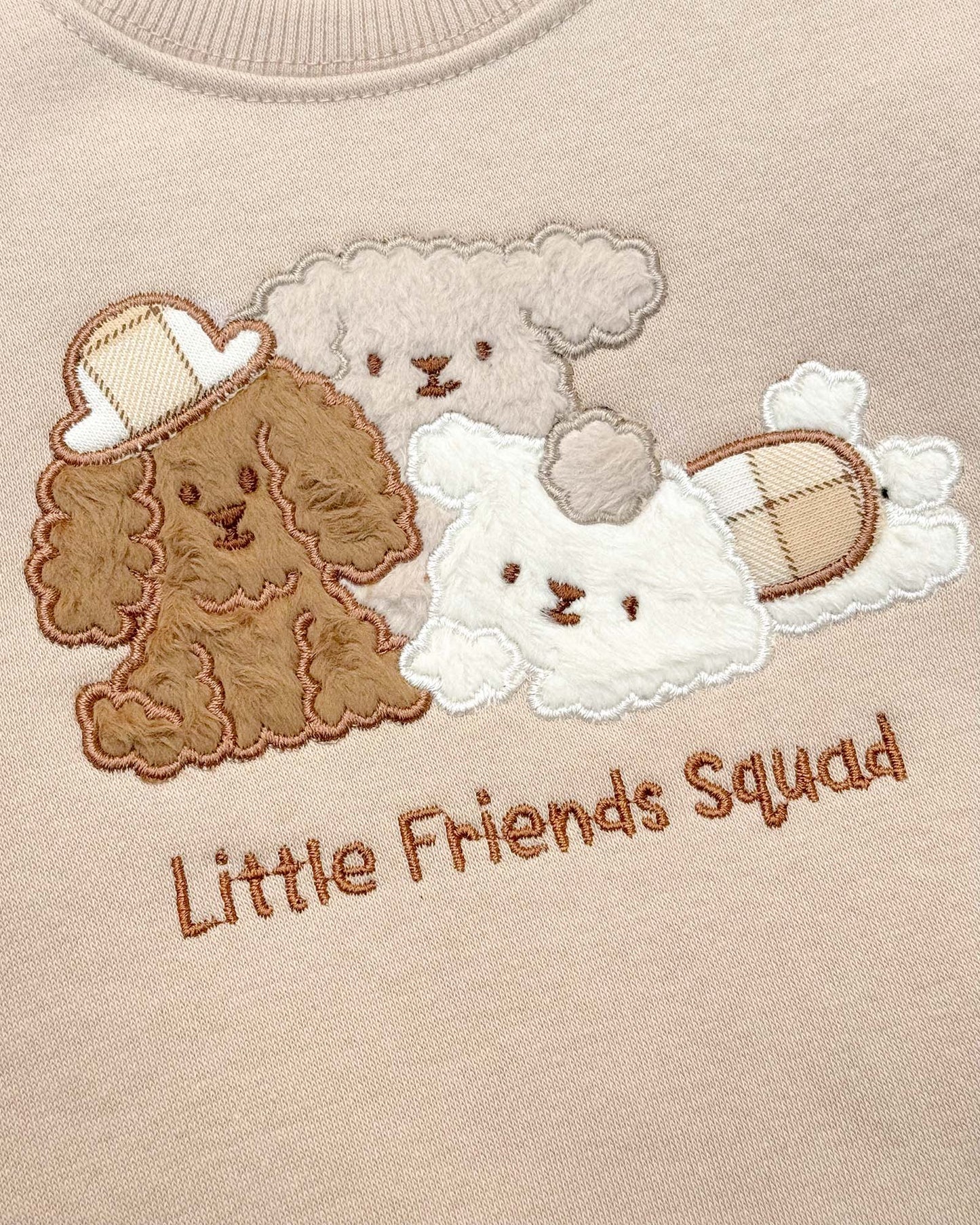 Friends Squad Appliqued Fleeced Co-ord Set