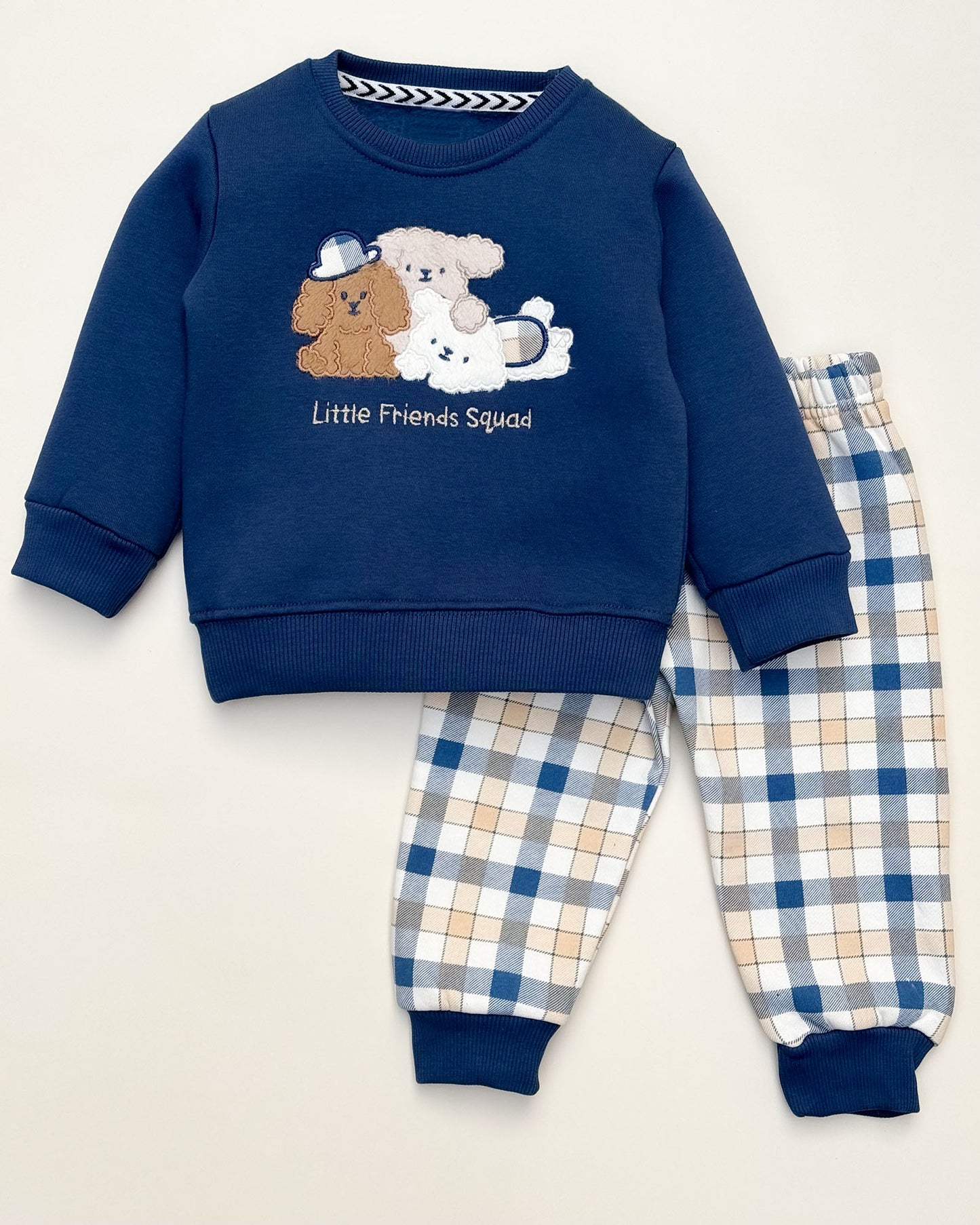 Friends Squad Appliqued Fleeced Co-ord Set