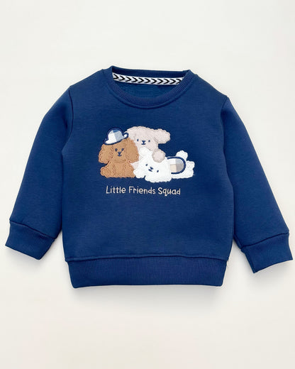 Friends Squad Appliqued Fleeced Co-ord Set