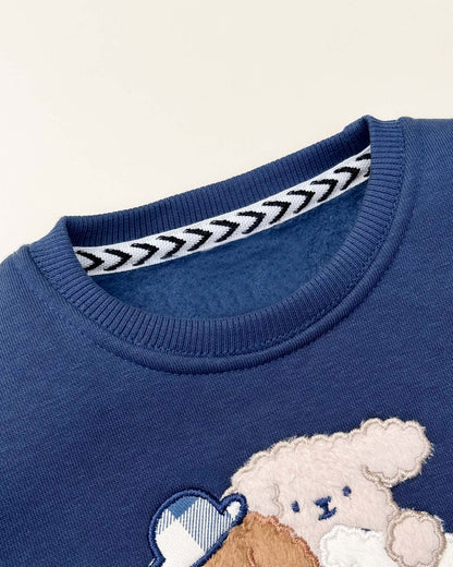 Friends Squad Appliqued Fleeced Co-ord Set