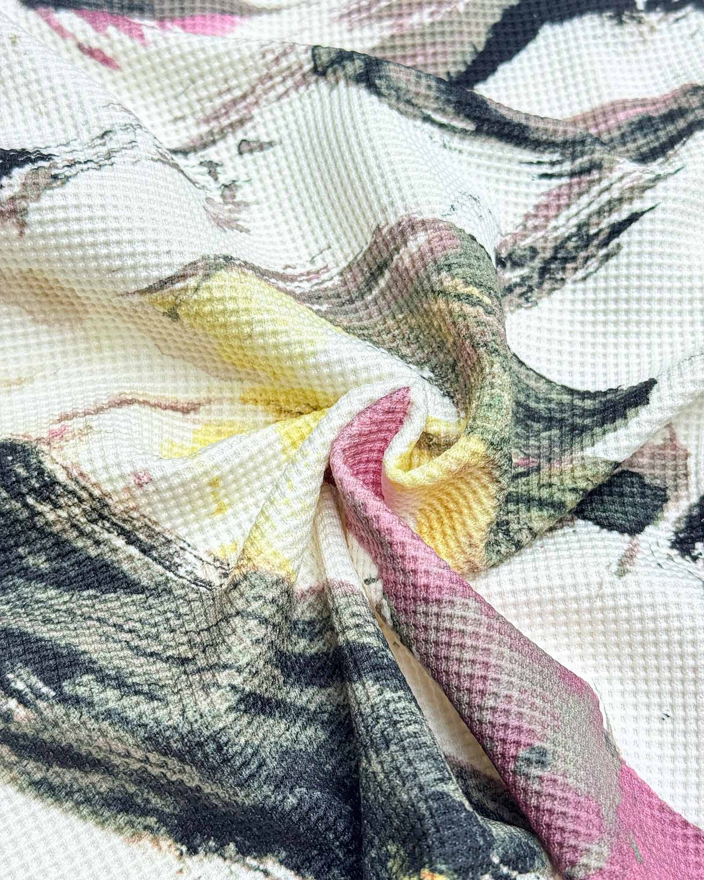 Color Art Check Textured T-Shirt & Shorts Co-ord Set
