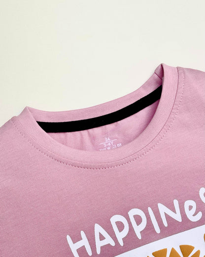 Happiness Graphic Printed T-Shirts
