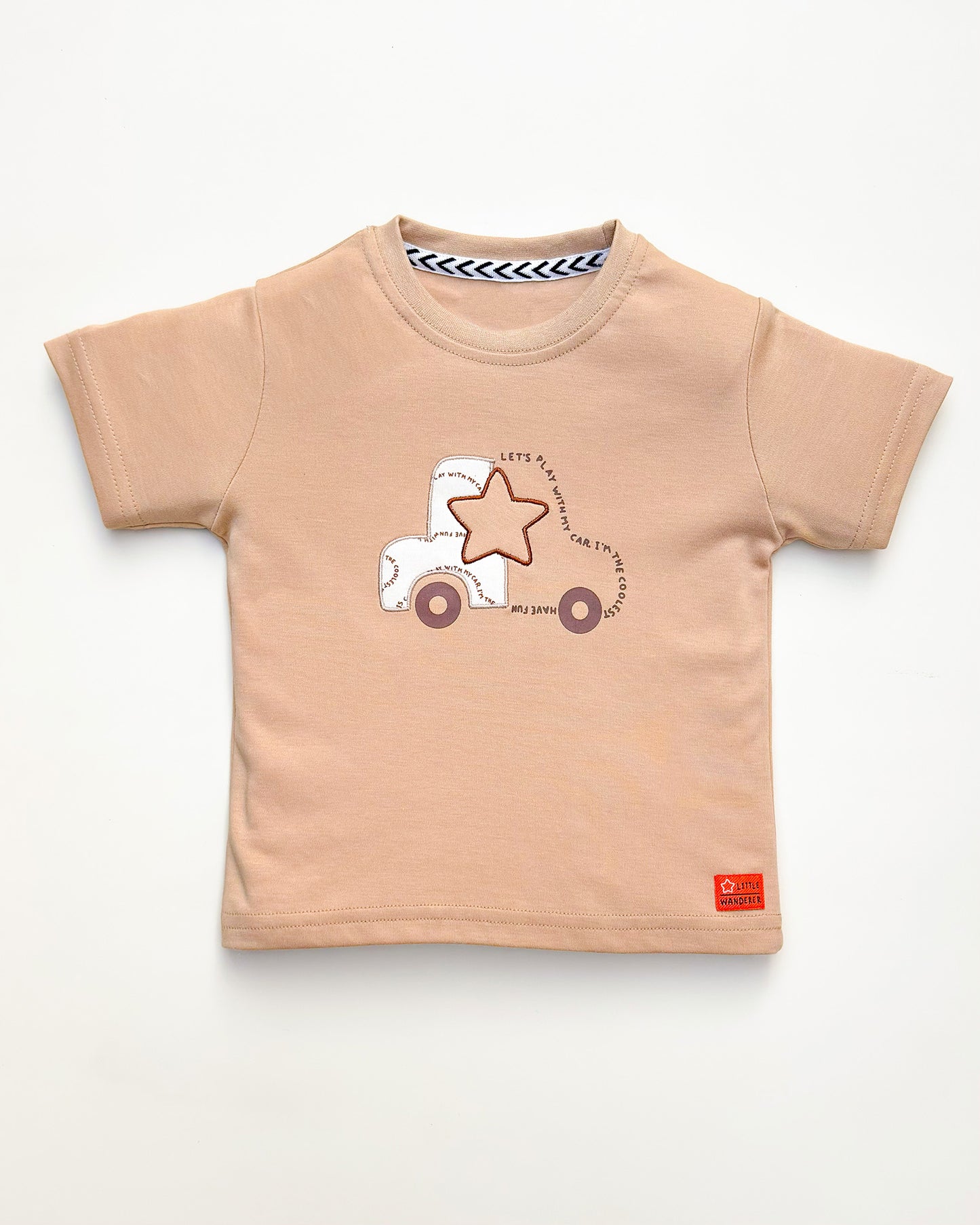 Car Print T-Shirt & Shorts Co-ord Set
