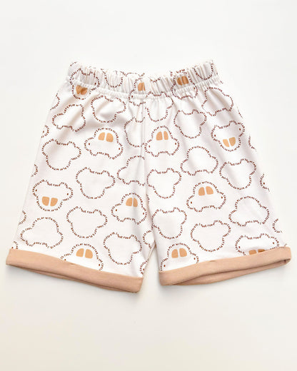 Car Print T-Shirt & Shorts Co-ord Set