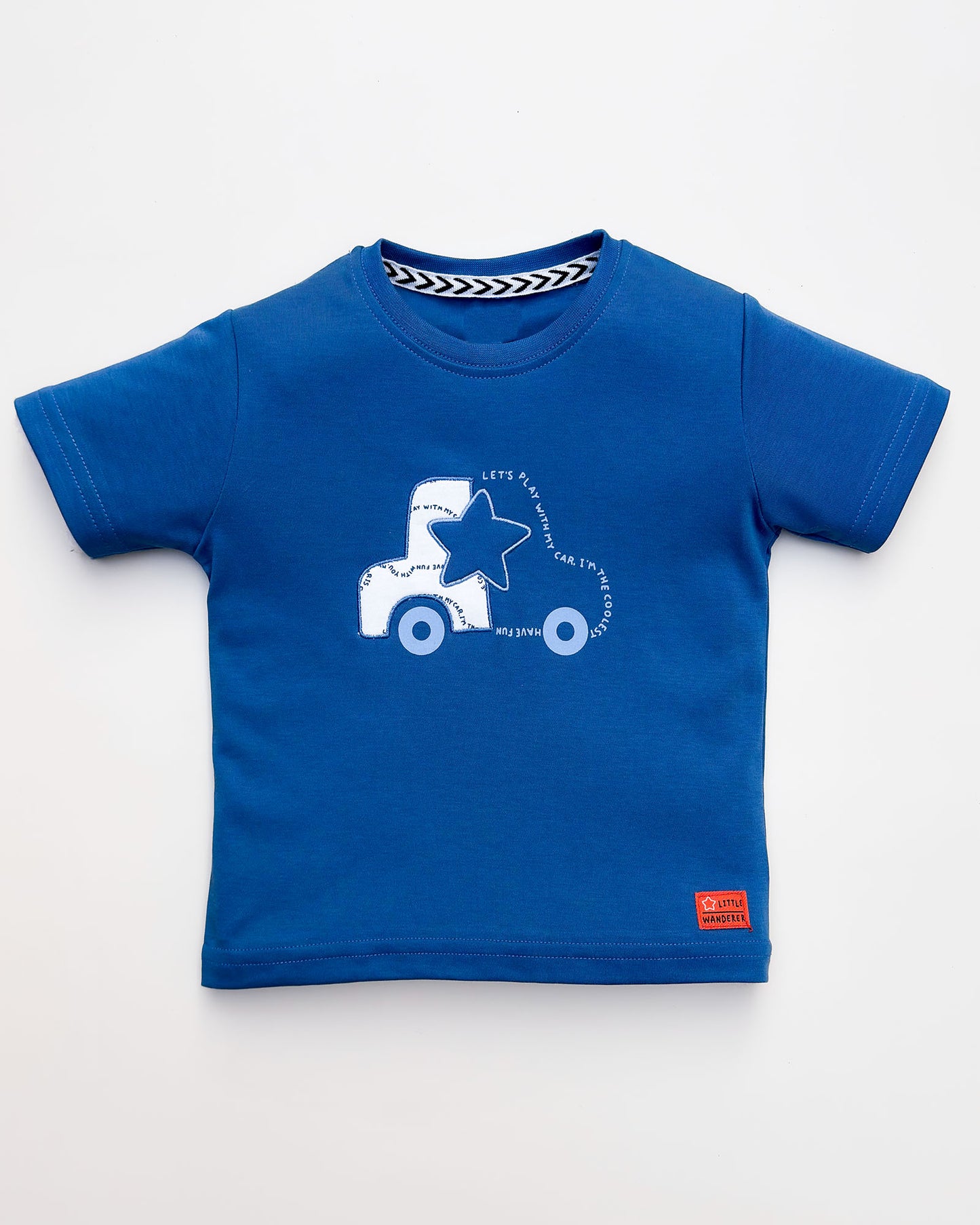 Car Print T-Shirt & Shorts Co-ord Set