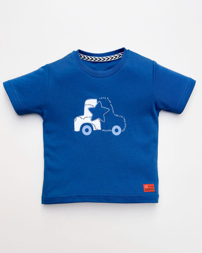 Car Print T-Shirt & Shorts Co-ord Set