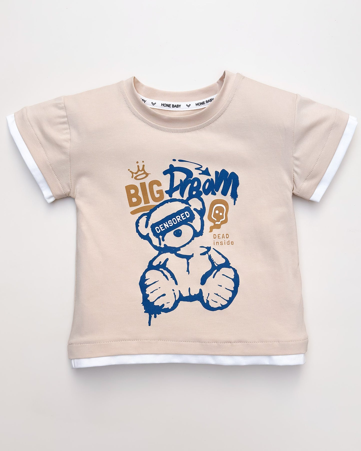 Big Dream Print T-Shirt & Shorts Co-ord Set