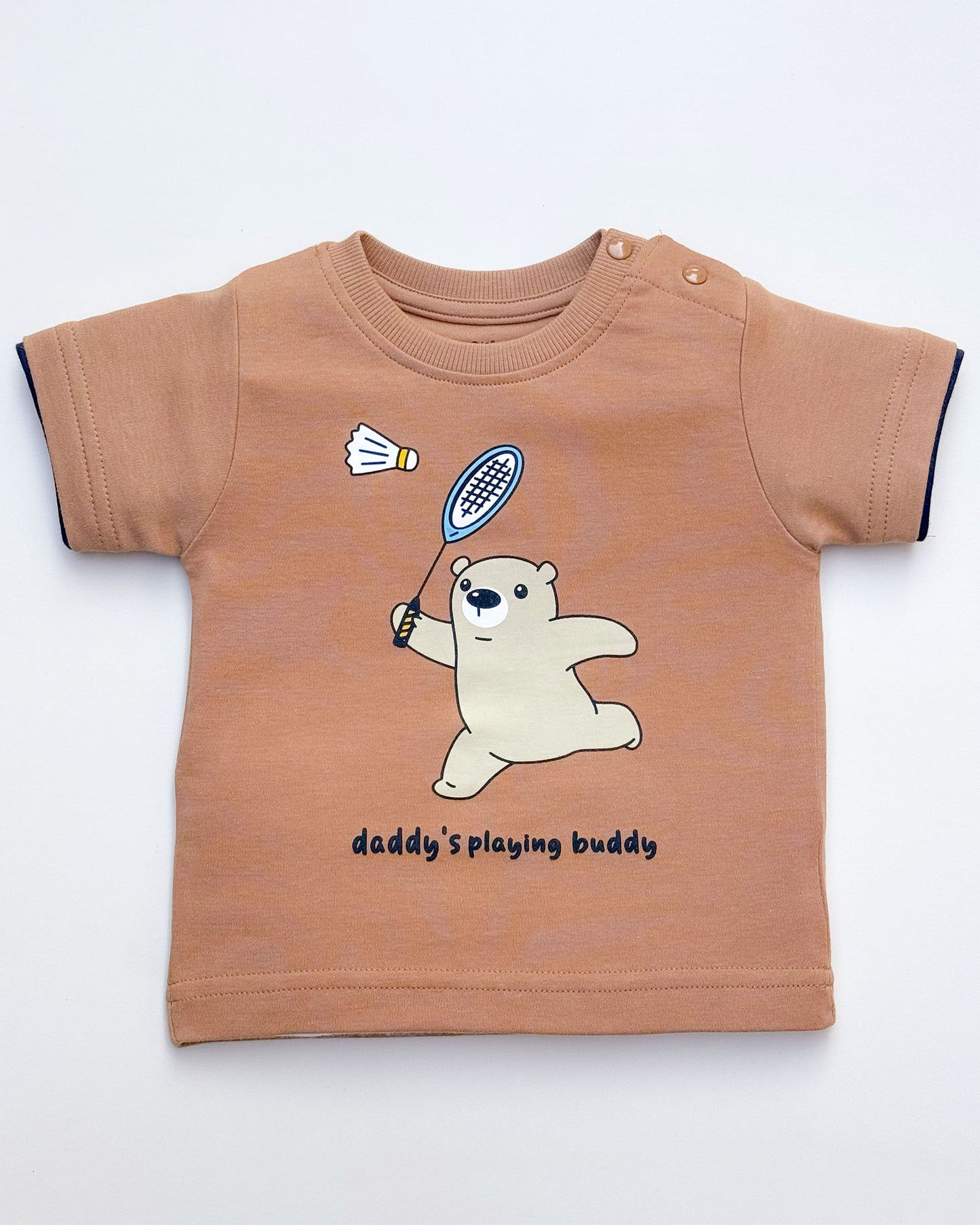 Playing Bear Print T-Shirt & Shorts Co-ord Set