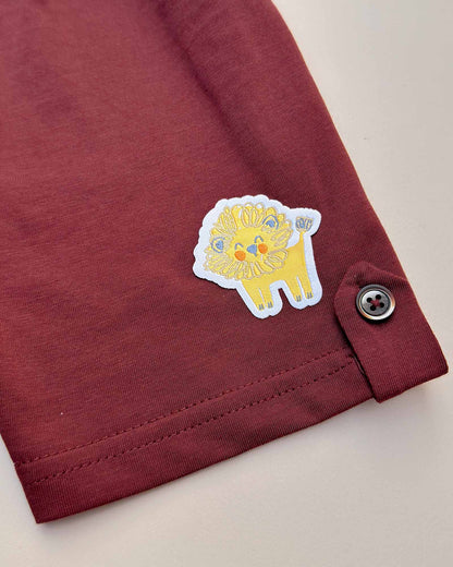 Lion & Dino Safari T-Shirt & Shorts Co-ord Set